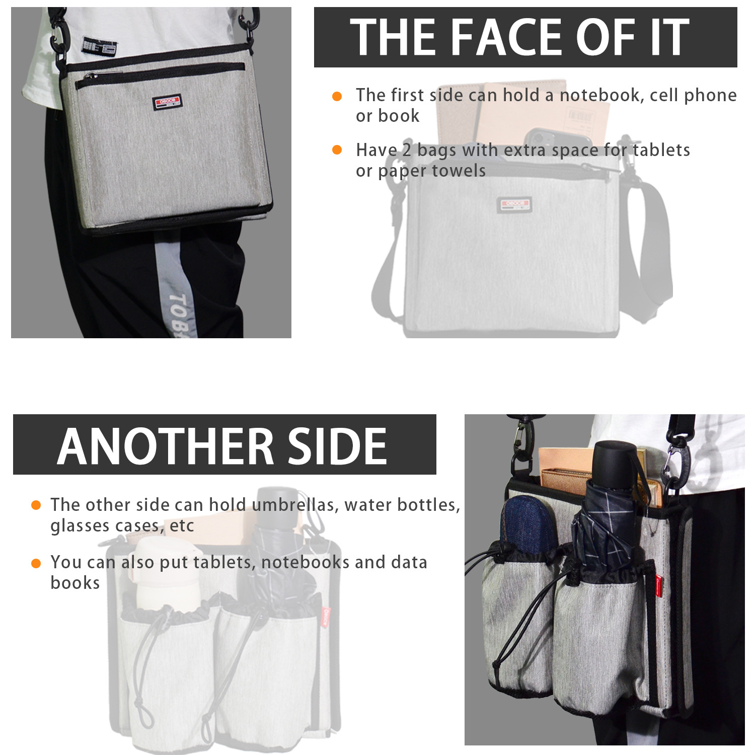 Hot selling cross cross luggage pull rod hanging bag multi-functional pull rod outdoor travel bag