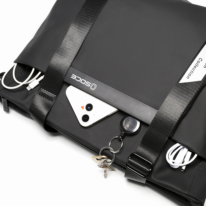 Stylish men's shoulder bag New fashion crossbody bag briefcase men's and women's hand bill shoulder bag