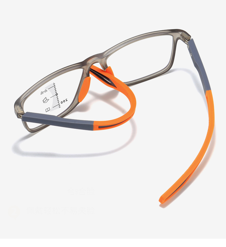 Fashion Luxury Square Women Men Multifocal Progressive   Sports Reader Anti Blue Light Reading Glasses 2023