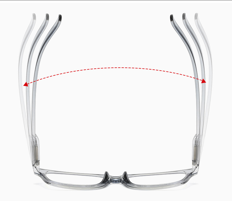 New anti-blue spring reading glasses for men and women fashion square frame retro reading glasses