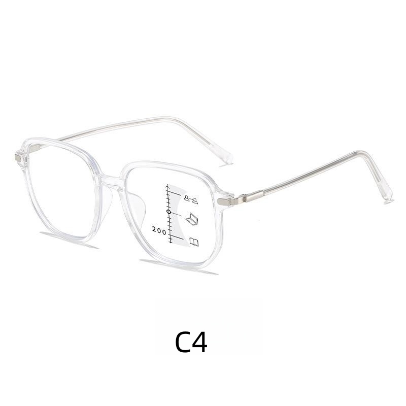 Fashion progressive multi-focus reading glasses anti-blue light in the elderly near and far dual-purpose reading glasses