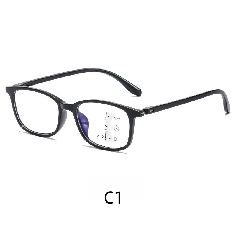 Progressive multi-focus anti-blue reading glasses ultra-light reading glasses for the elderly