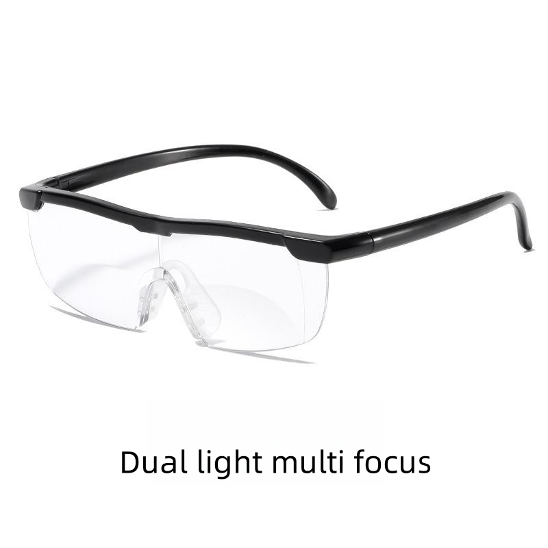 New reading glasses near and far dual use single light double light universal 100-300 degree zoom reading glasses