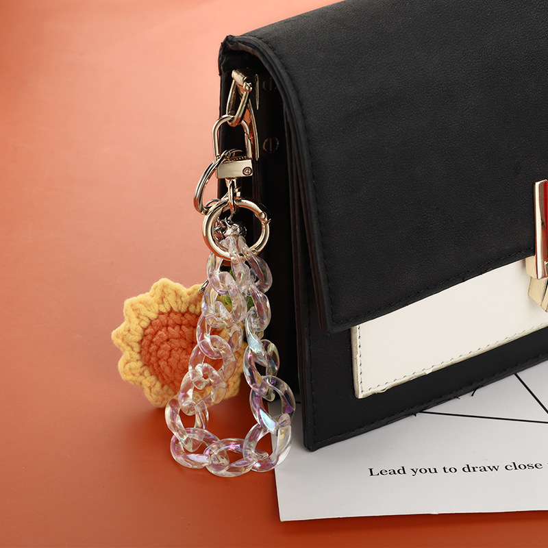 Quality Pearl Bag Chain Single shoulder Crossbody Long strap Love Lobster Buckle Long strap Removable replacement strap