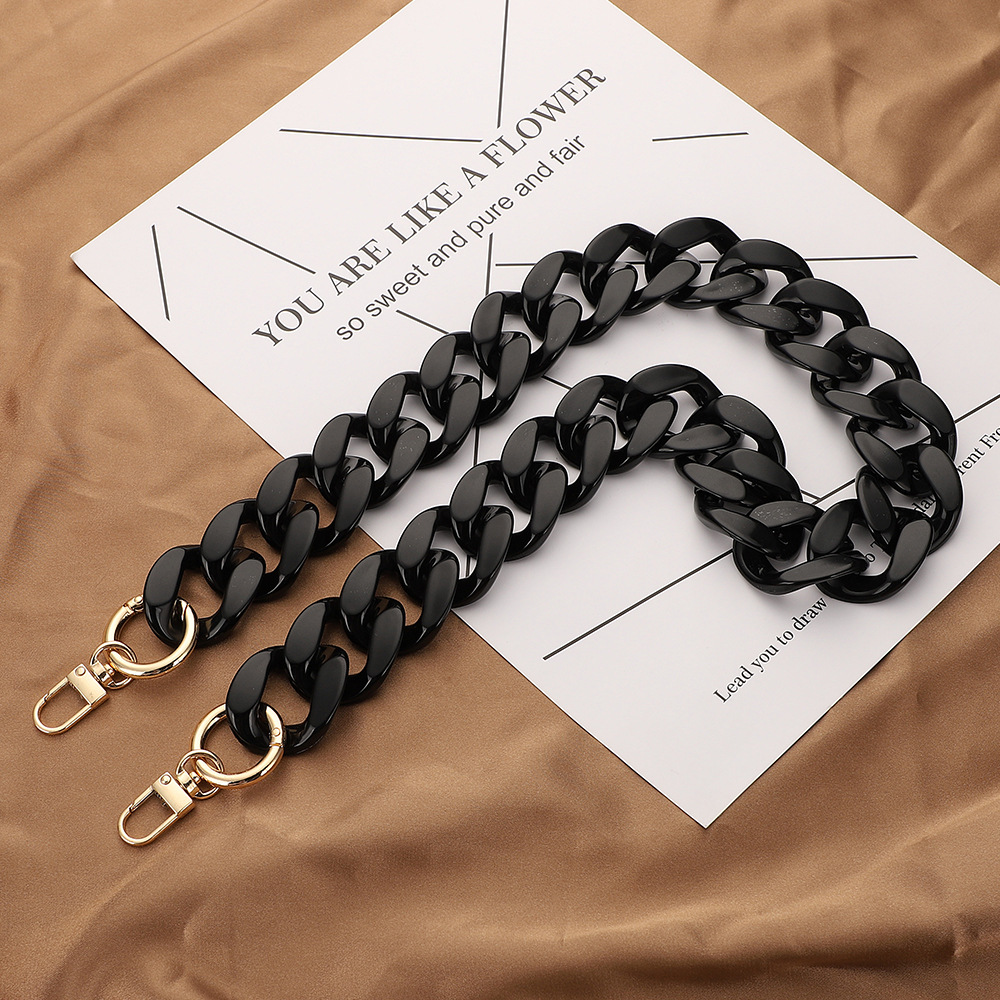 Acrylic bag chain Grease chain Hardware acrylic bag chain Shoulder strap Acrylic bag chain