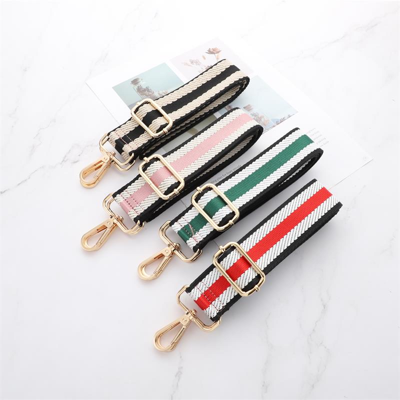 Adjustable strap 38mm wide strap Bag with new color contrast bag shoulder bandwidth strap