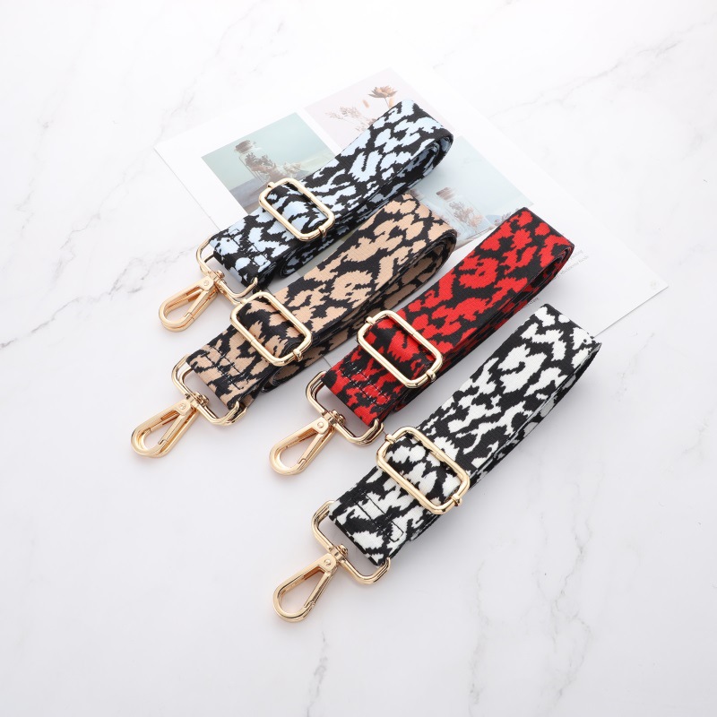 Women's bag strap with extended strap Bag with leopard print strap Adjustable long strap everything
