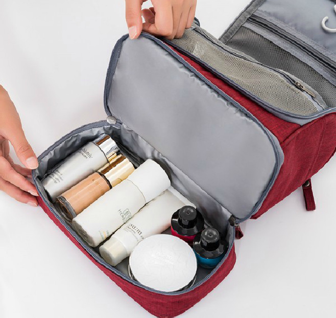 Cationic dry and wet toiletry bag Makeup bag Men's and women's waterproof bath bag portable makeup bag