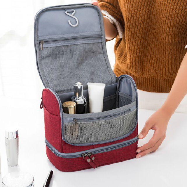 Cationic dry and wet toiletry bag Makeup bag Men's and women's waterproof bath bag portable makeup bag