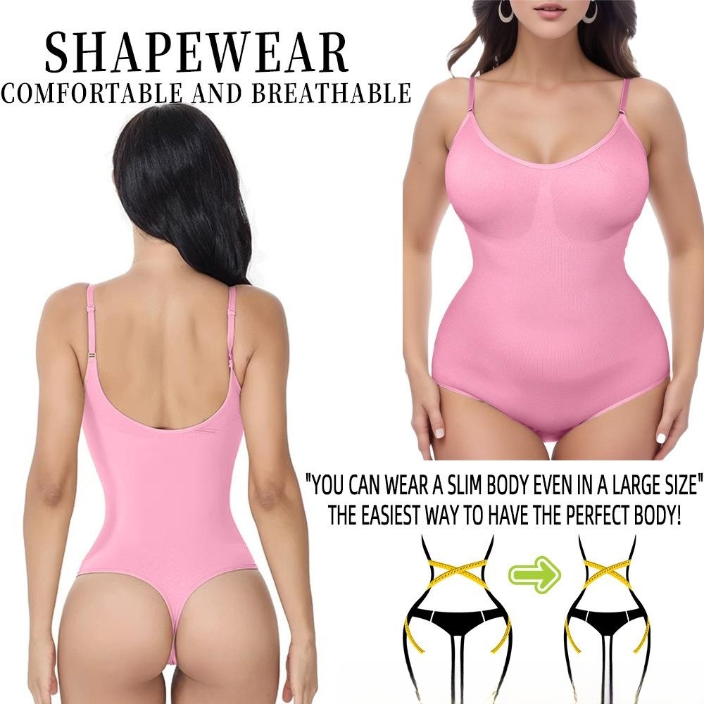 Backless Western style women's one-piece shapewear halter corset beauty back belly breasted one-piece triangle thong
