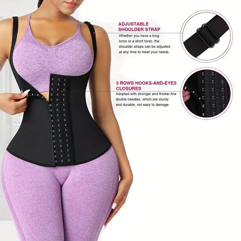 Women's sweat wear Shapewear breasted chest straps Tight-fitting waist corset warm waist underwear