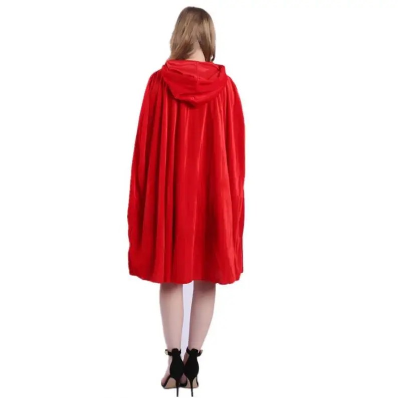 Little Red Riding Hood Halloween Costume Party Sexy cosplay fairy tale character Cape 2-piece costume
