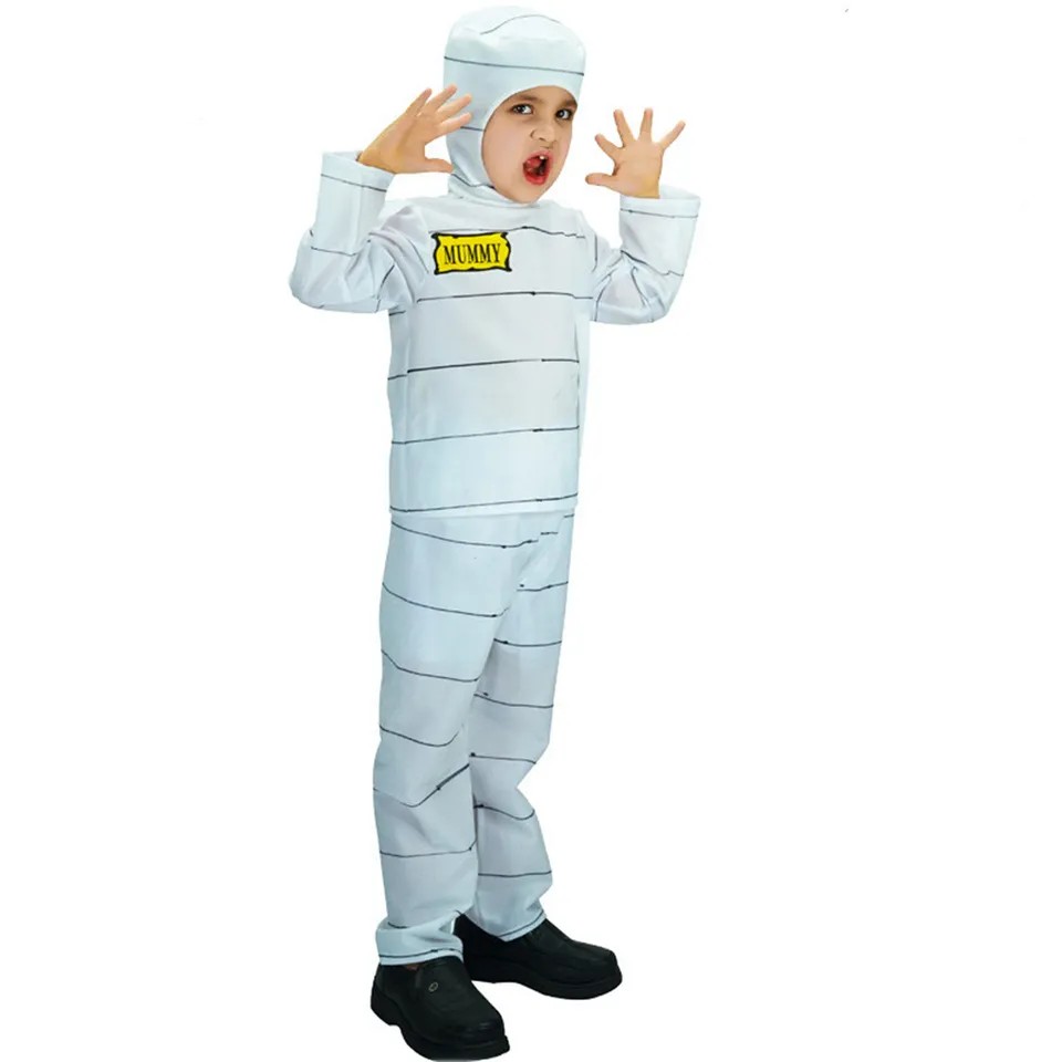 Children's Halloween Ghost Festival mummy role-playing costume little boy mummy  cosplay costume