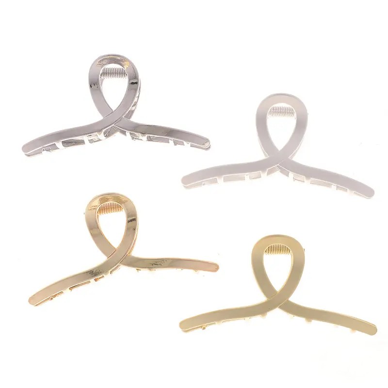 New Alloy Hairpin American Retro Hairpin Women'S Fashion All-Match Large Clip