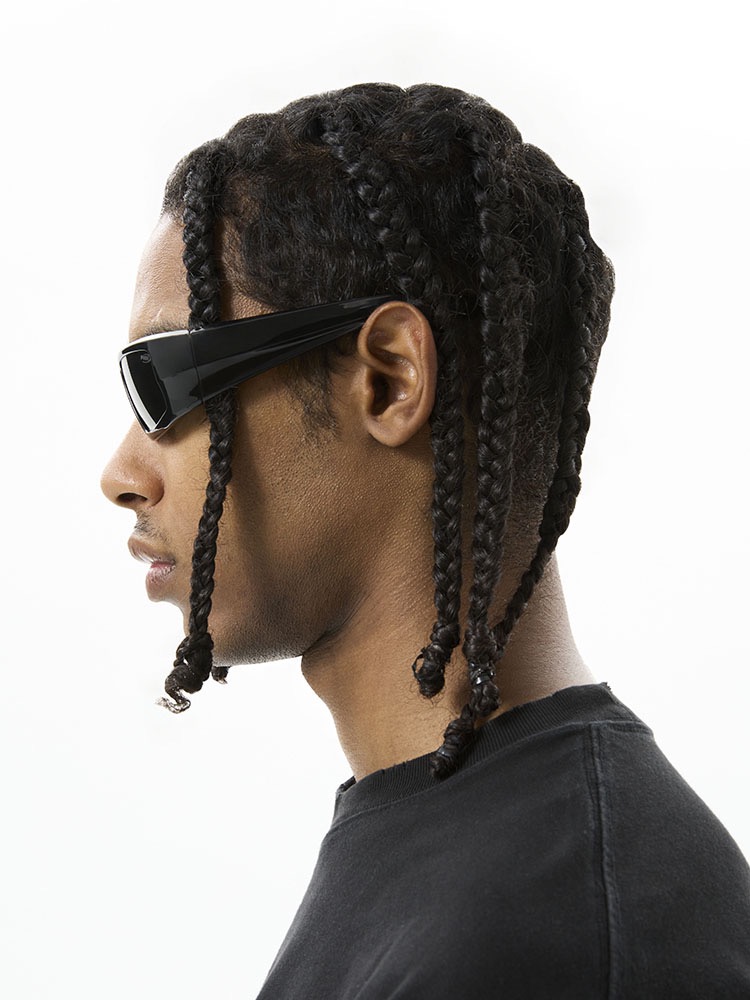 Sports retro black ultra Pioneer sunglasses Y2K Mirror Hip Hop style sunglasses American High Street