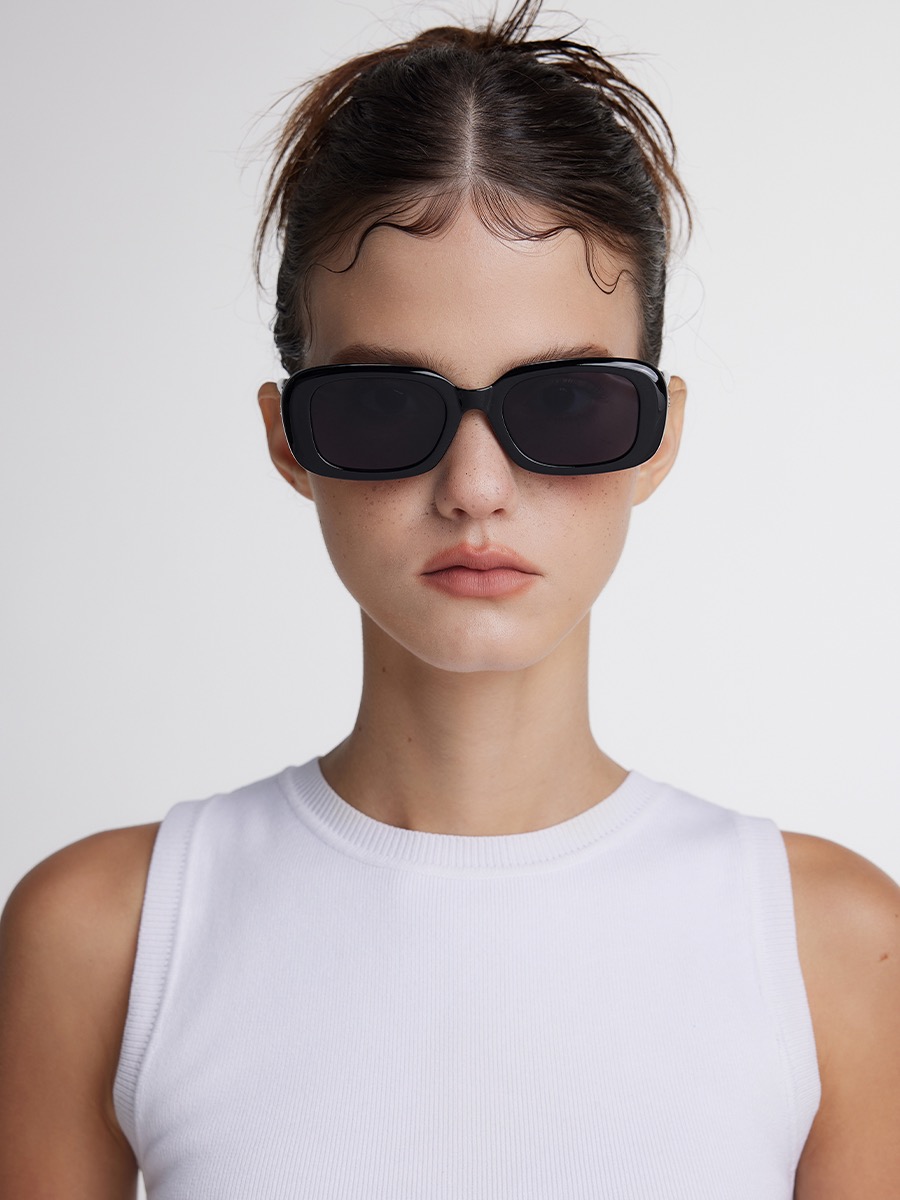 Small frame sunglasses Retro cat-eye sunglasses UV protection advanced sense sunglasses