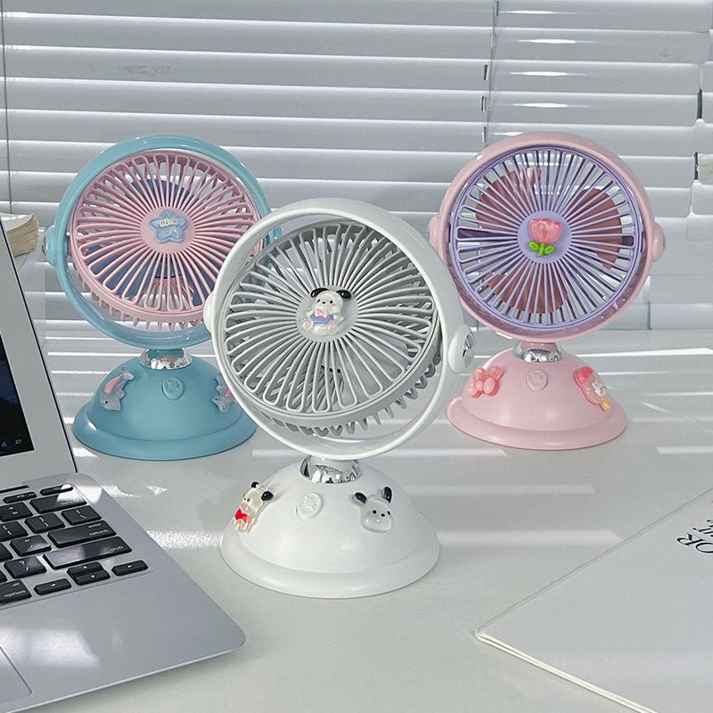 Small desktop fan Mini Handheld usb charging portable fan Student dormitory electric fan
