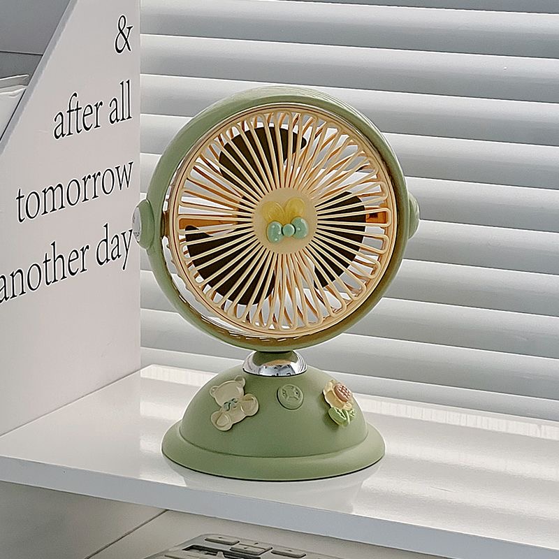 Small desktop fan Mini Handheld usb charging portable fan Student dormitory electric fan
