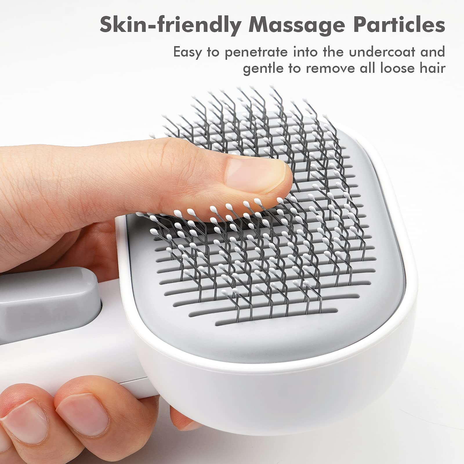 Hair remover brush for cats and dogs