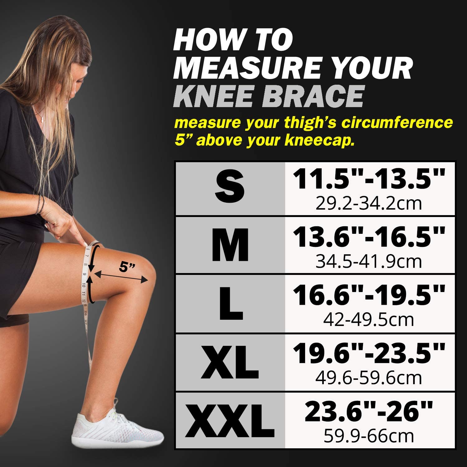 Powerful knee compression sleeves for men and women