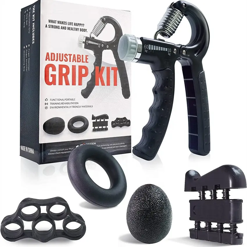 Hand grip strengtheners Finger grip rings and stress relief balls are suitable for athletes and musicians