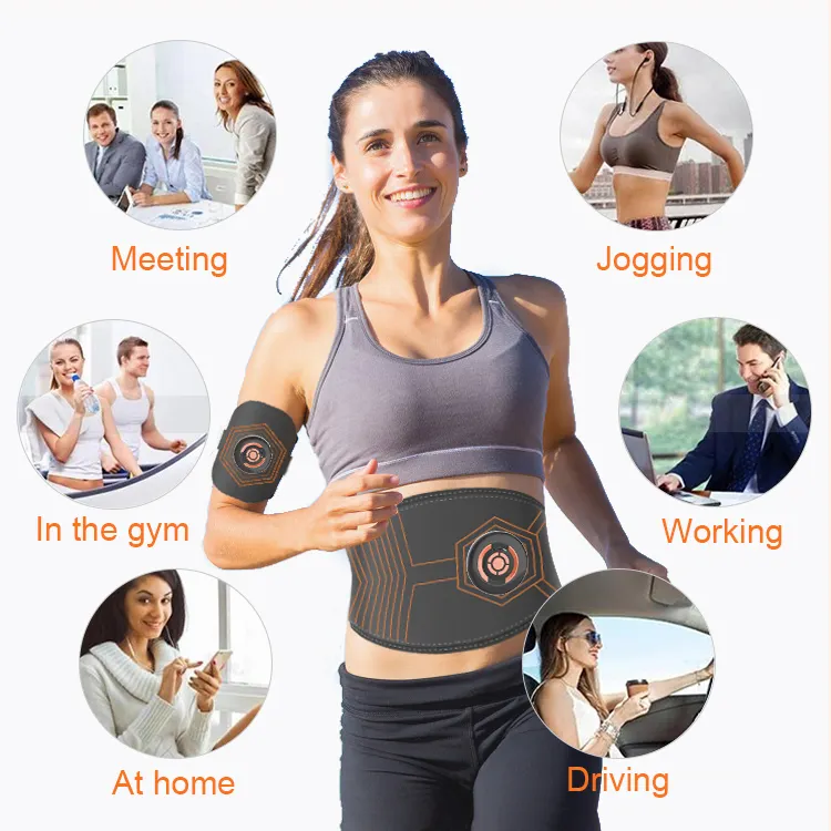 Weight loss belt abdominal muscle training machine