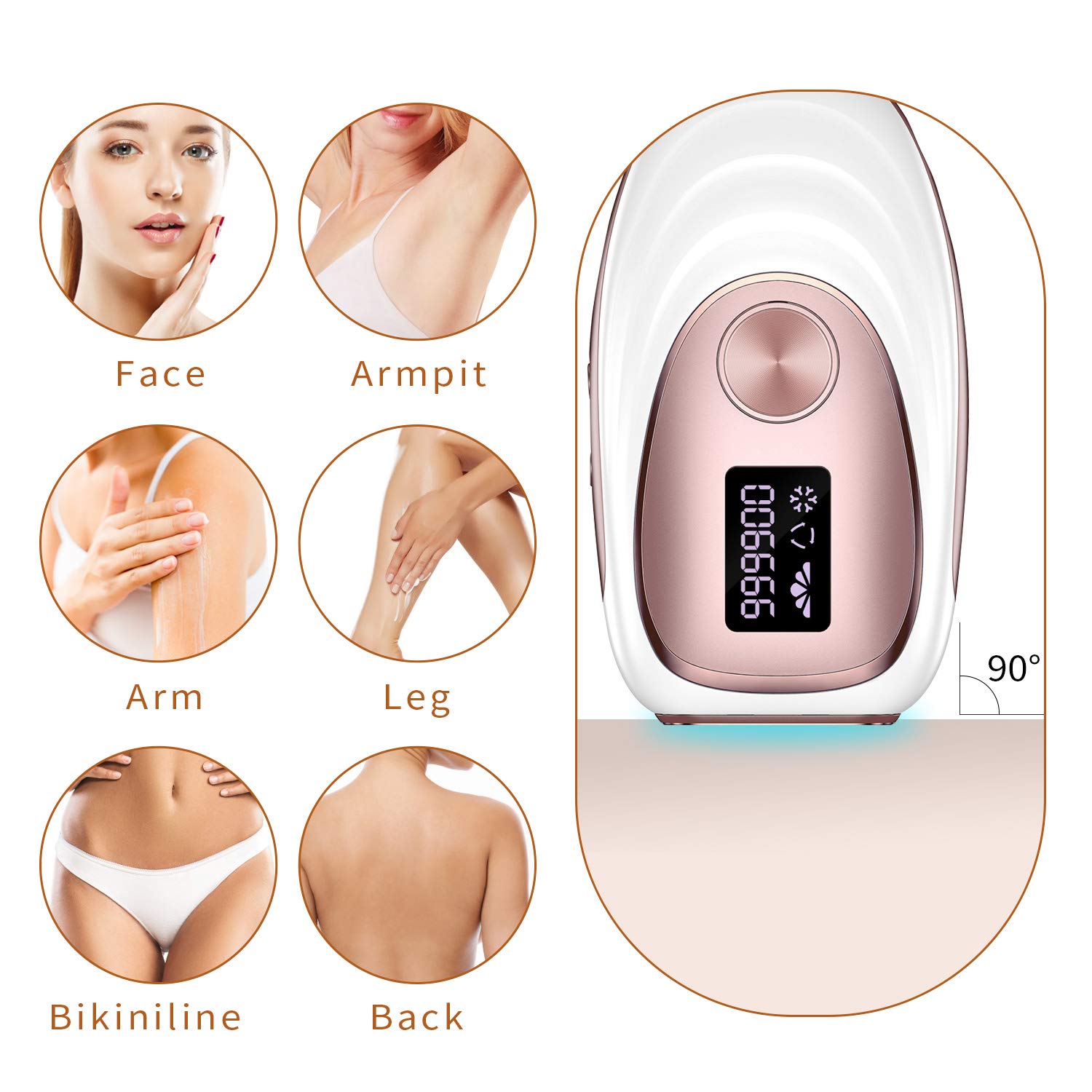 Home cold hair removal painless 5 mini hair removal machine Laser hair removal machine
