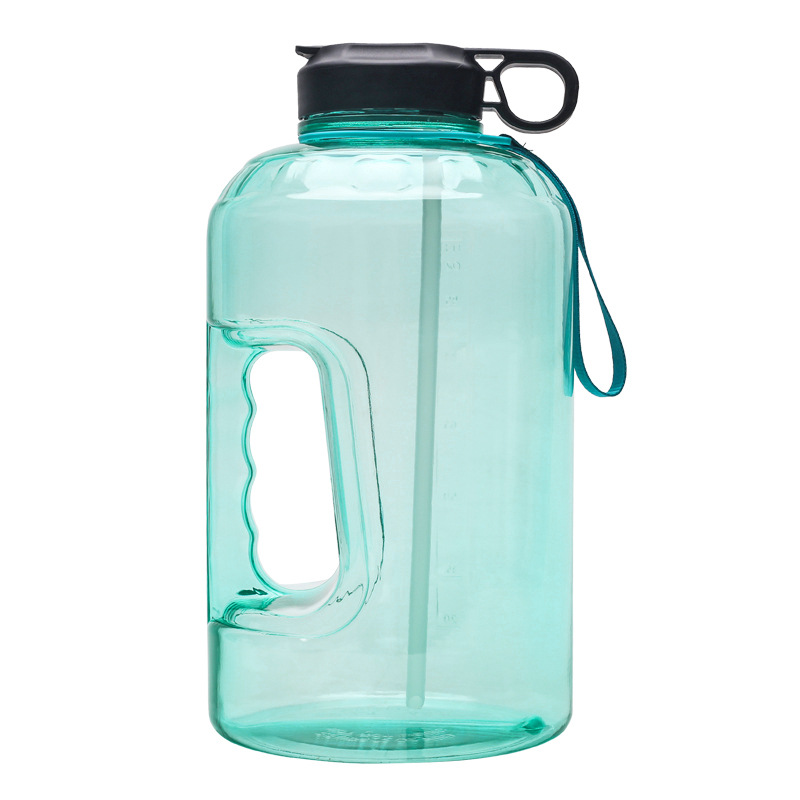 1 gallon water bottle with time marker large BPA-free kettle