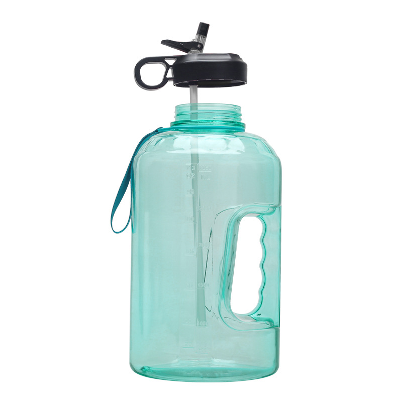 1 gallon water bottle with time marker large BPA-free kettle