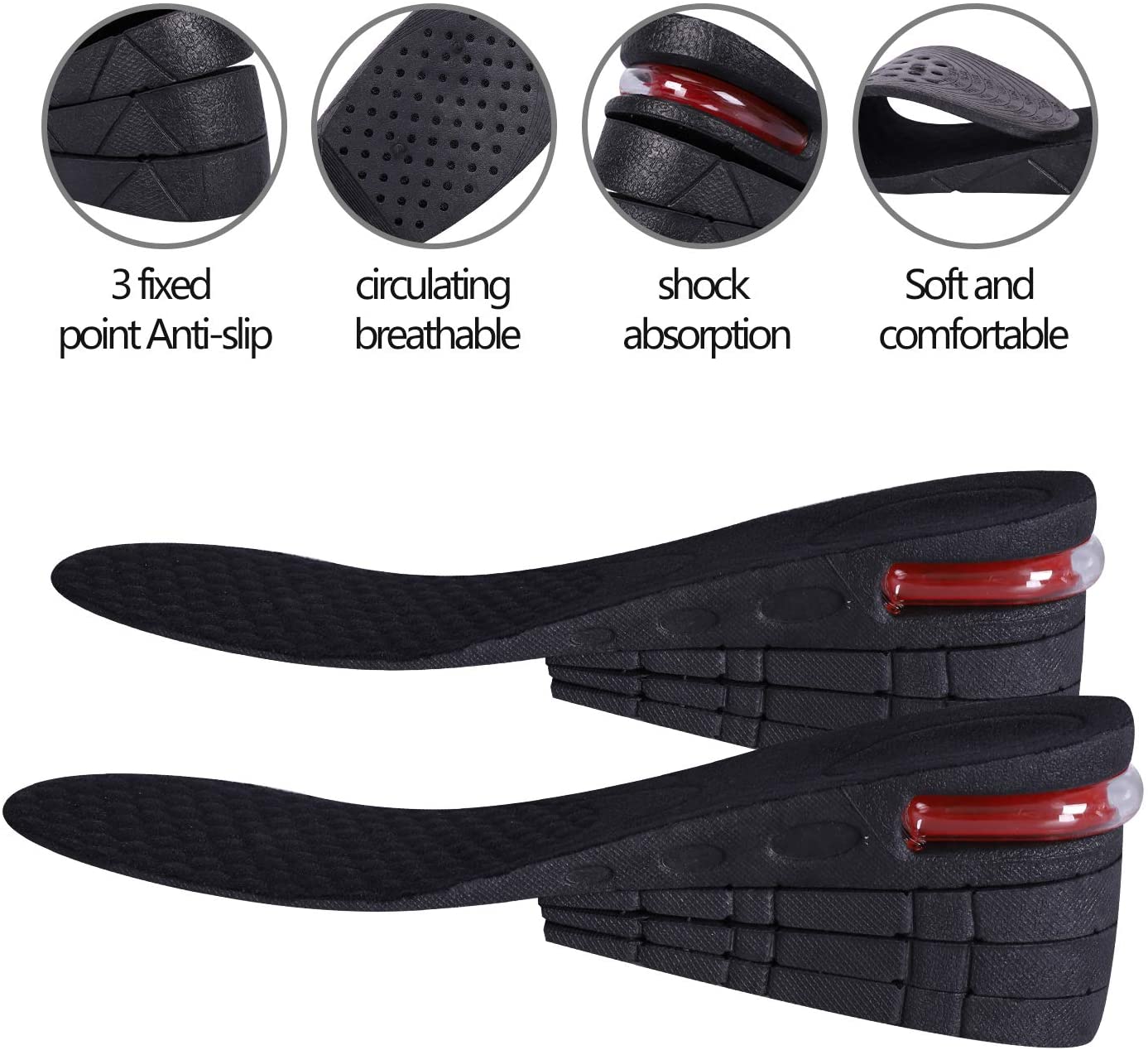 Enhanced breathable invisible Foot care perspirant resistant orthopedic insoles