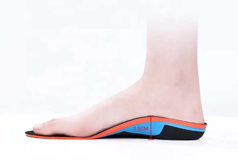 Arch Support Insole EVA Insertion Shock Absorption Breathable Orthopedic Sneakers Insole Men and Women