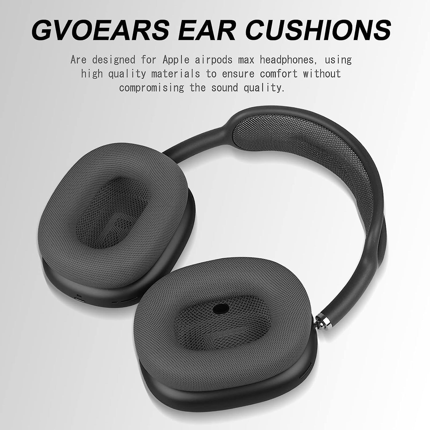 Premium replacement ear pads for Apple AirPods Max headphones, Memory foam ear pads
