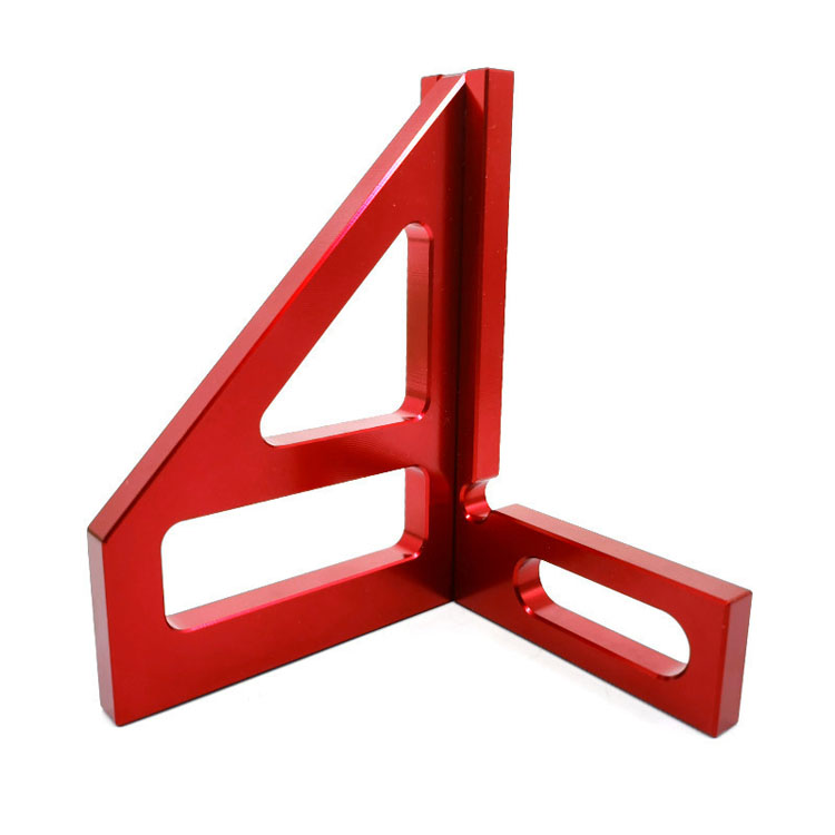 Woodworking speed square protractor Measuring tools aluminum alloy measuring triangle square feet