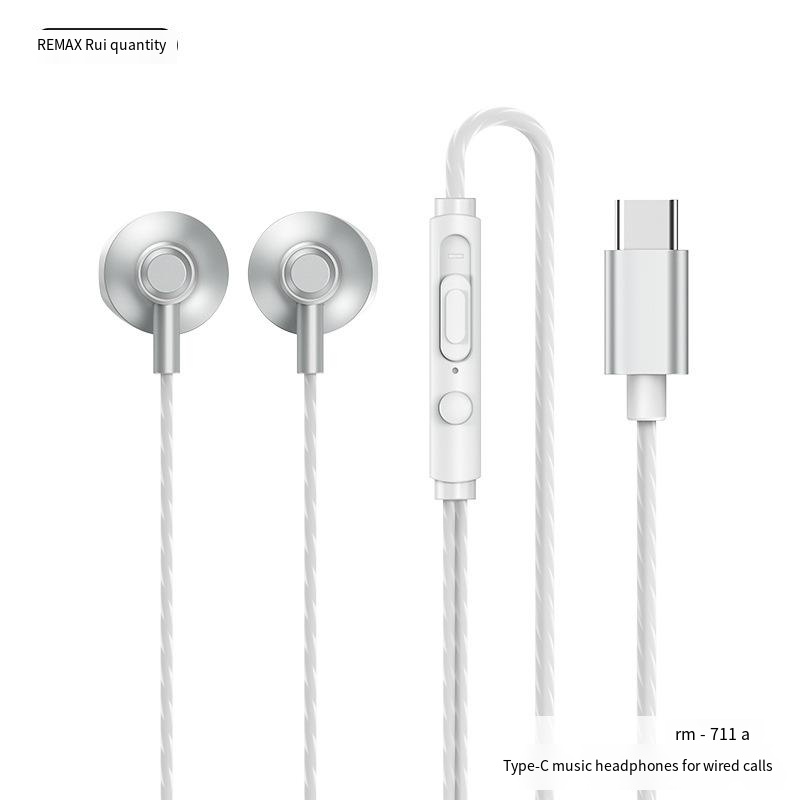 In-ear wired headphones Talk music headphones