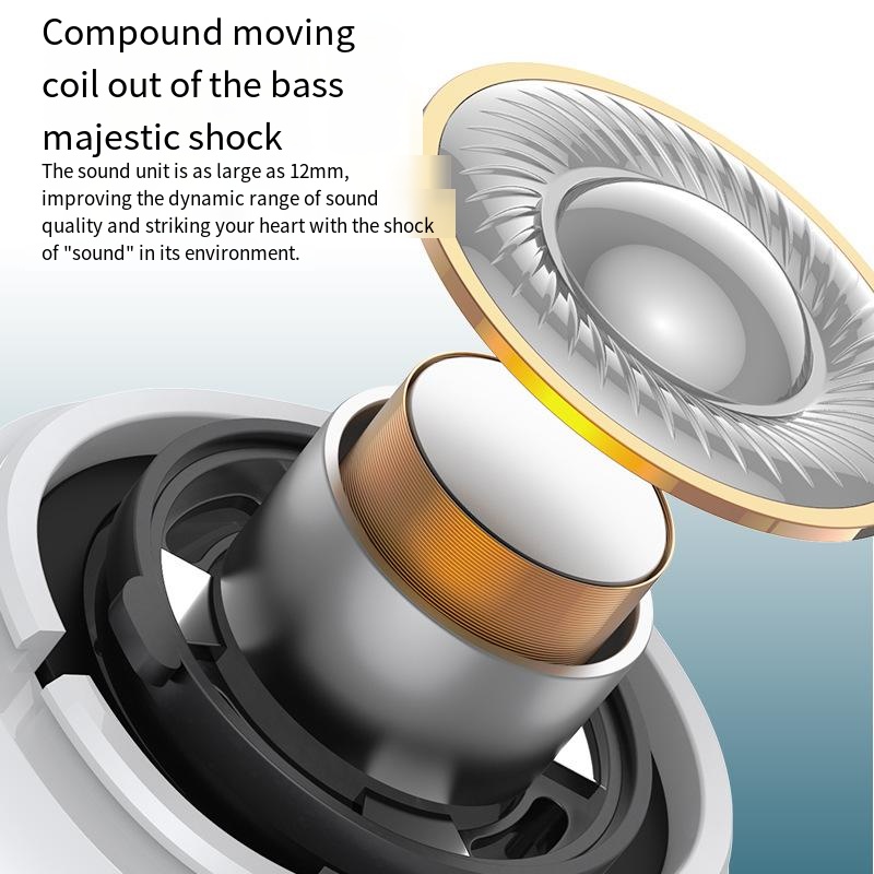 New Type-C digital semi-in-ear wired headphones