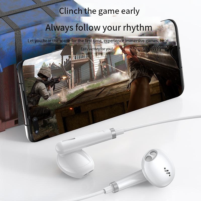 New Type-C digital semi-in-ear wired headphones