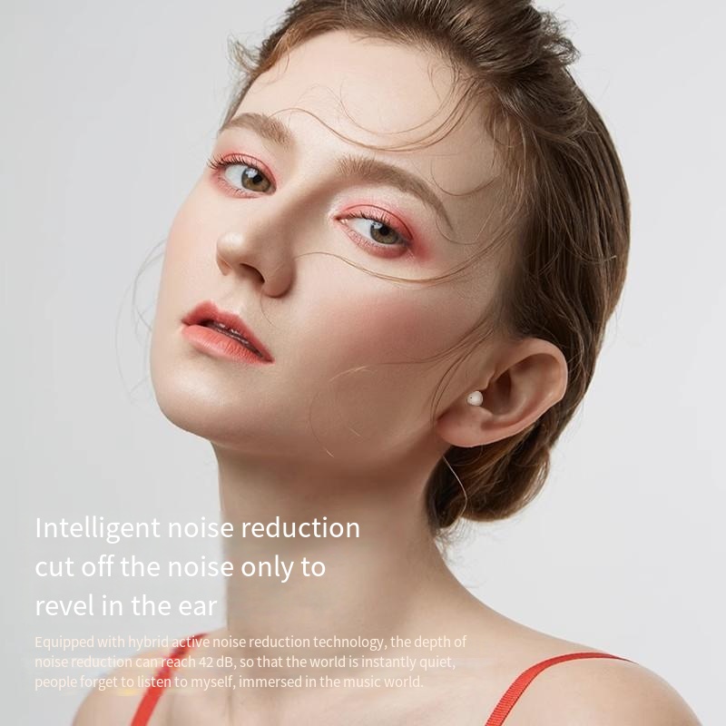 Mini noise-cancelling headphones Small in-ear sleeping headphones