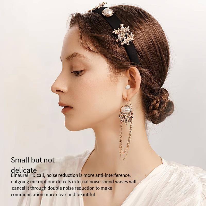 Mini noise-cancelling headphones Small in-ear sleeping headphones