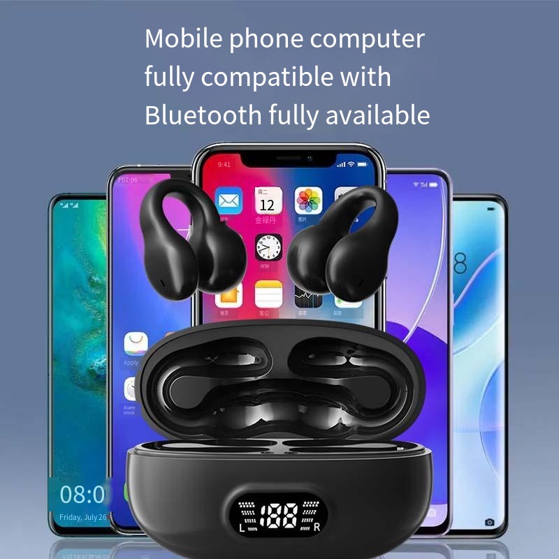 Clip-on Bluetooth headset wireless sports new