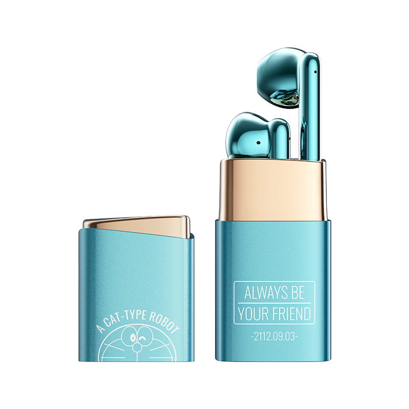 In-ear wireless binaural stereo Sports lipstick TWS Bluetooth headphones