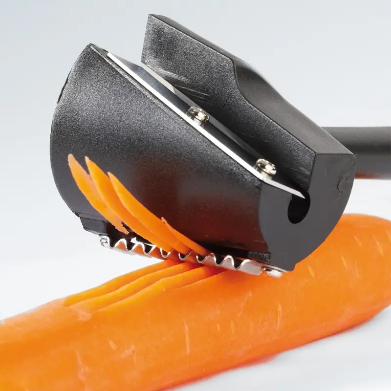 Fruit and vegetable roll flower carving knife cucumber carrot flower cutter roll flower artifact