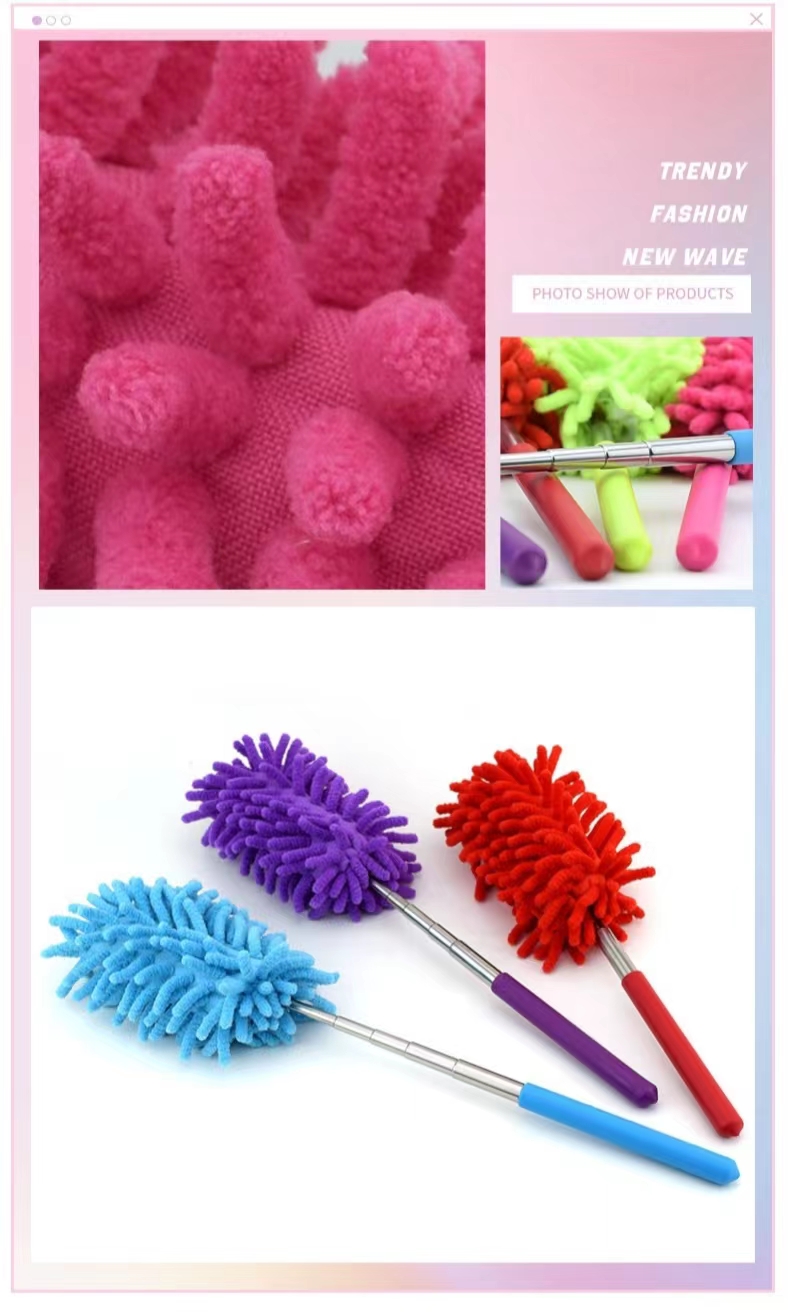  Microfiber Duster Brush: Extendable Hand Dust Cleaner for Home, Car, Furniture & Air-condition Cleaning! 3pcs