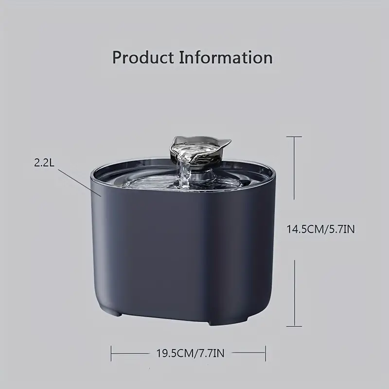 2.2L Pet Water Fountain: Keep Your Cats & Dogs Hydrated & Healthy