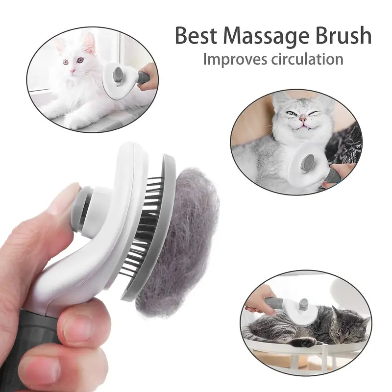 Dog & Cat Brush Hair Remove Dead Hair Brush Pet Grooming Supplies