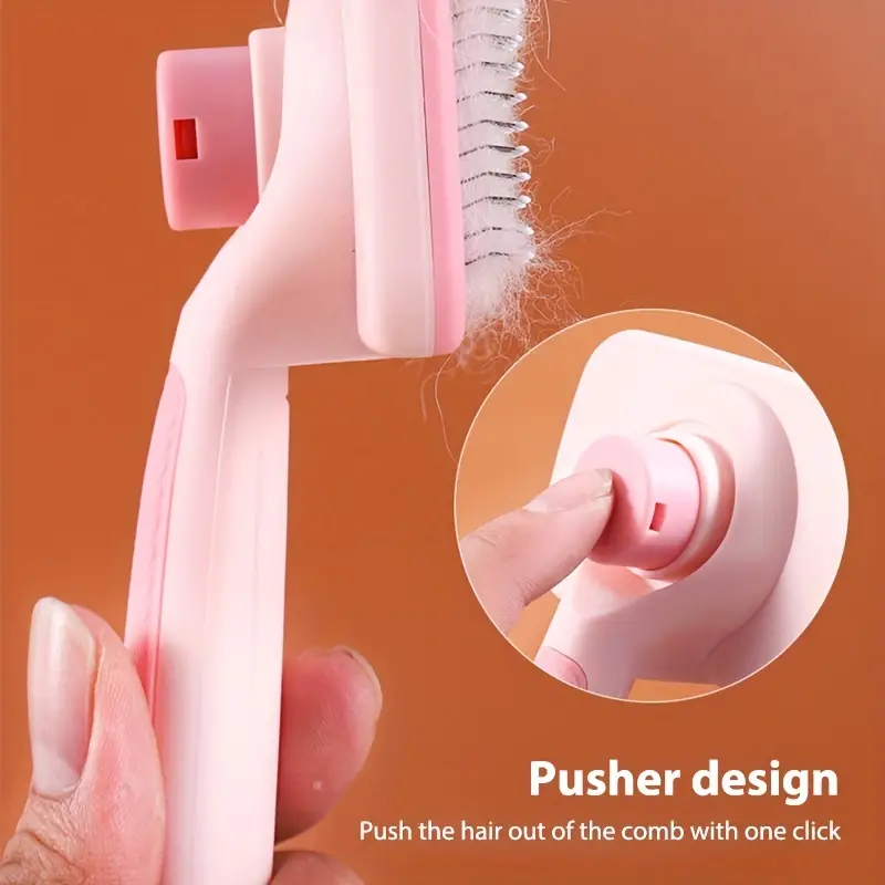 Pet Grooming Made Easy: Dog & Cat Comb for Clean Hair Removal