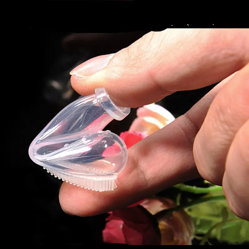 Soft Finger Pet Toothbrush For Dog & Cat, Dog Toothbrush For Dental Care, Cat Finger Brush 2psc