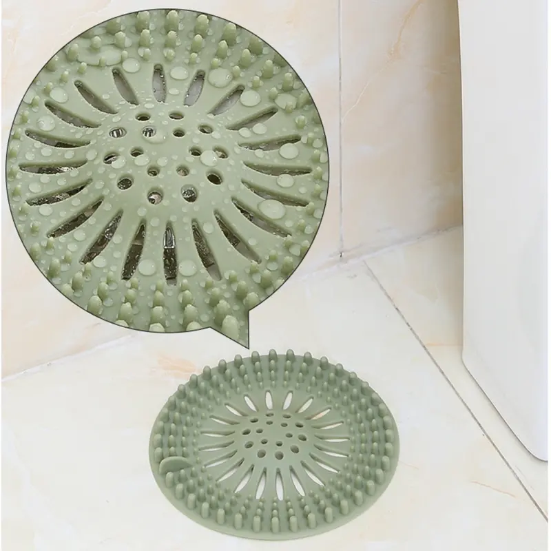  Drain Hair Catcher Filter: Keep Your Bathroom & Kitchen Clog-Free，2PCS