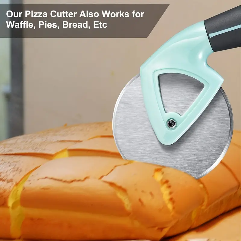 Premium Pizza Cutter Wheel - Stainless Steel Pizza Slicer - 9cm/3.54in Diameter 1Pc