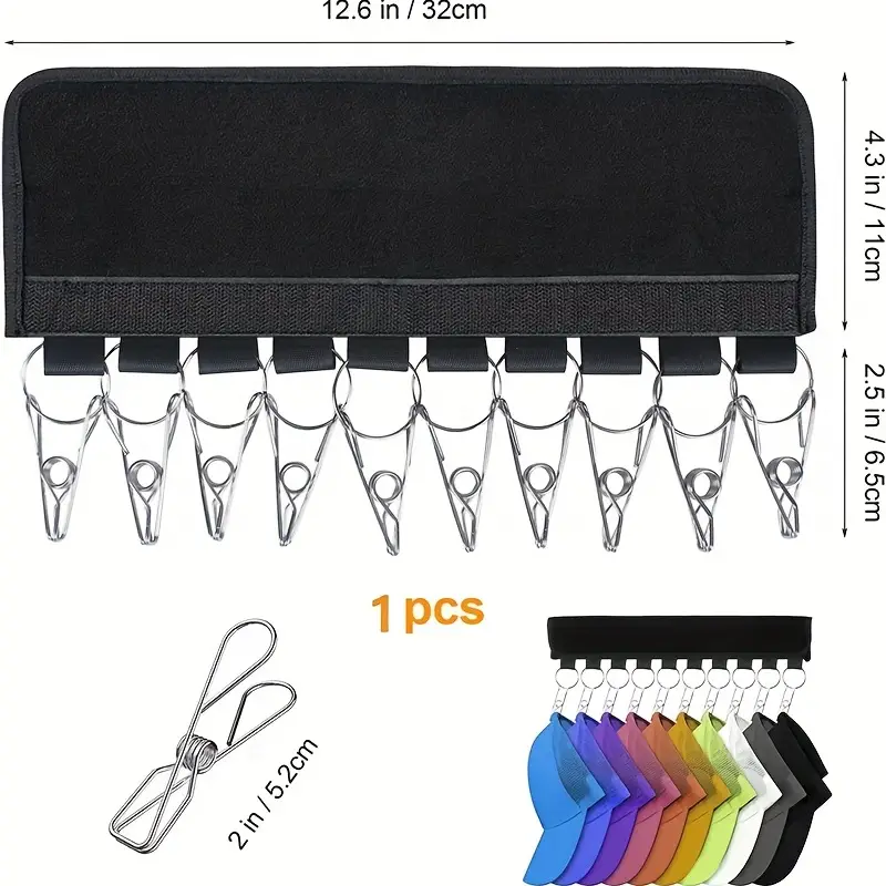  Home Closet Baseball Cap Organizer Hanger Maximize Your Closet Space 2pc