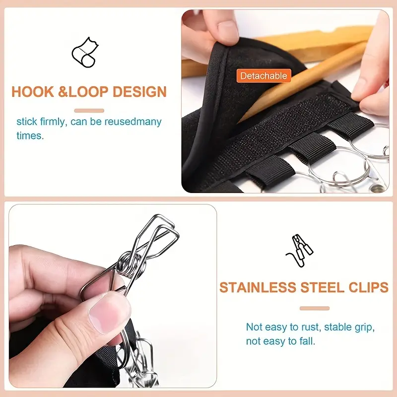  Home Closet Baseball Cap Organizer Hanger Maximize Your Closet Space 2pc